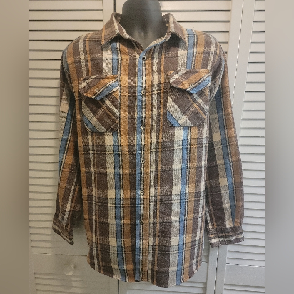 WORKWEAR FLANNEL MENS SHACKET